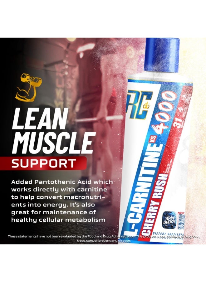 Ronnie Coleman L-Carnitine 4000 XS 465ml Cherry Rush - Image 3